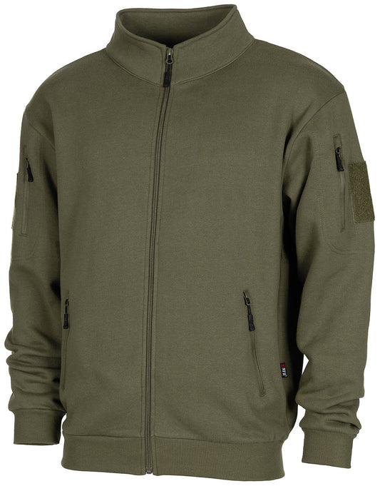 Sweatjacke, "Tactical",oliv