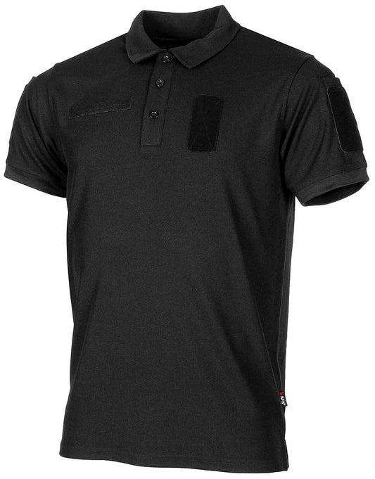 Poloshirt, "Tactical",Coolmax, schwarz