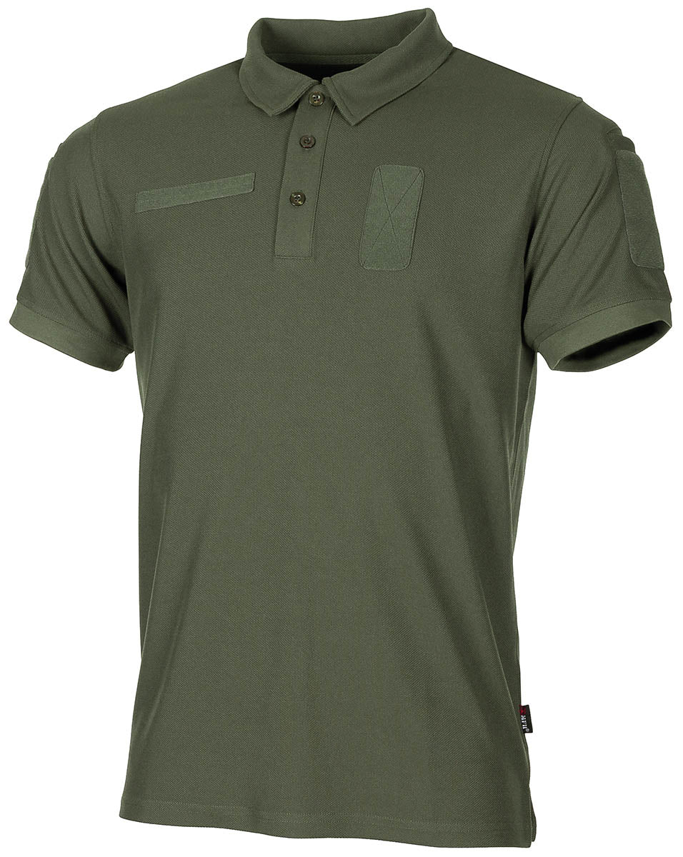 Poloshirt, "Tactical",Coolmax, oliv