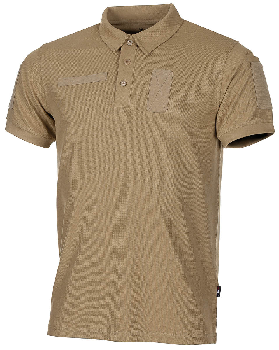 Poloshirt, "Tactical",Coolmax, coyote tan