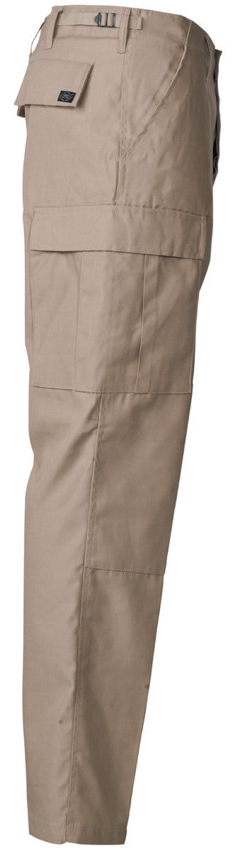 US Kampfhose, BDU, khaki,Knie- und Gesäßverstärkung
