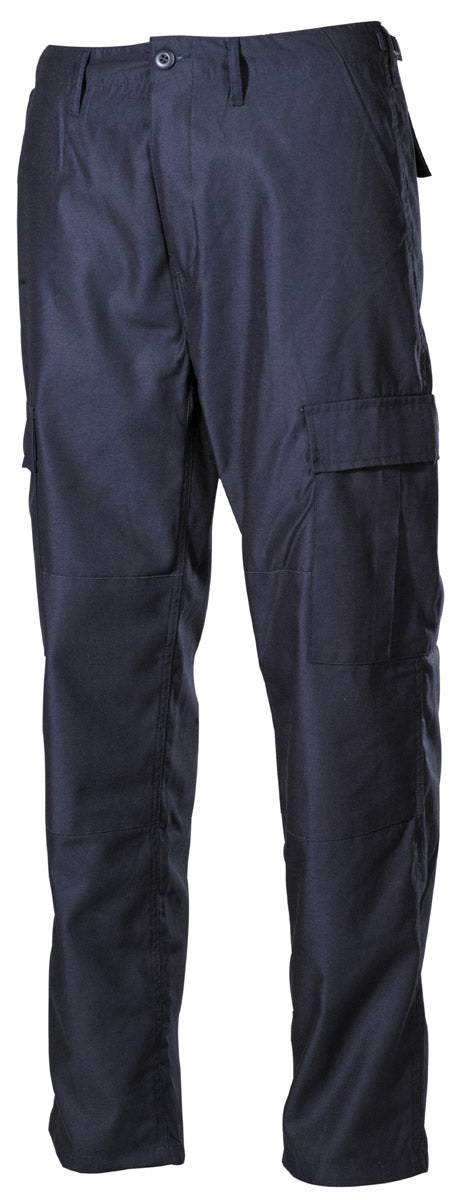 US Kampfhose, BDU, blau,Knie- und Gesäßverstärkung