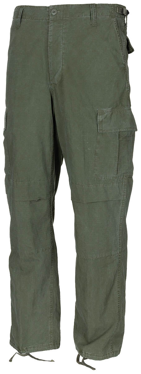 US Kampfhose, BDU, Rip Stop,oliv-stonewashed