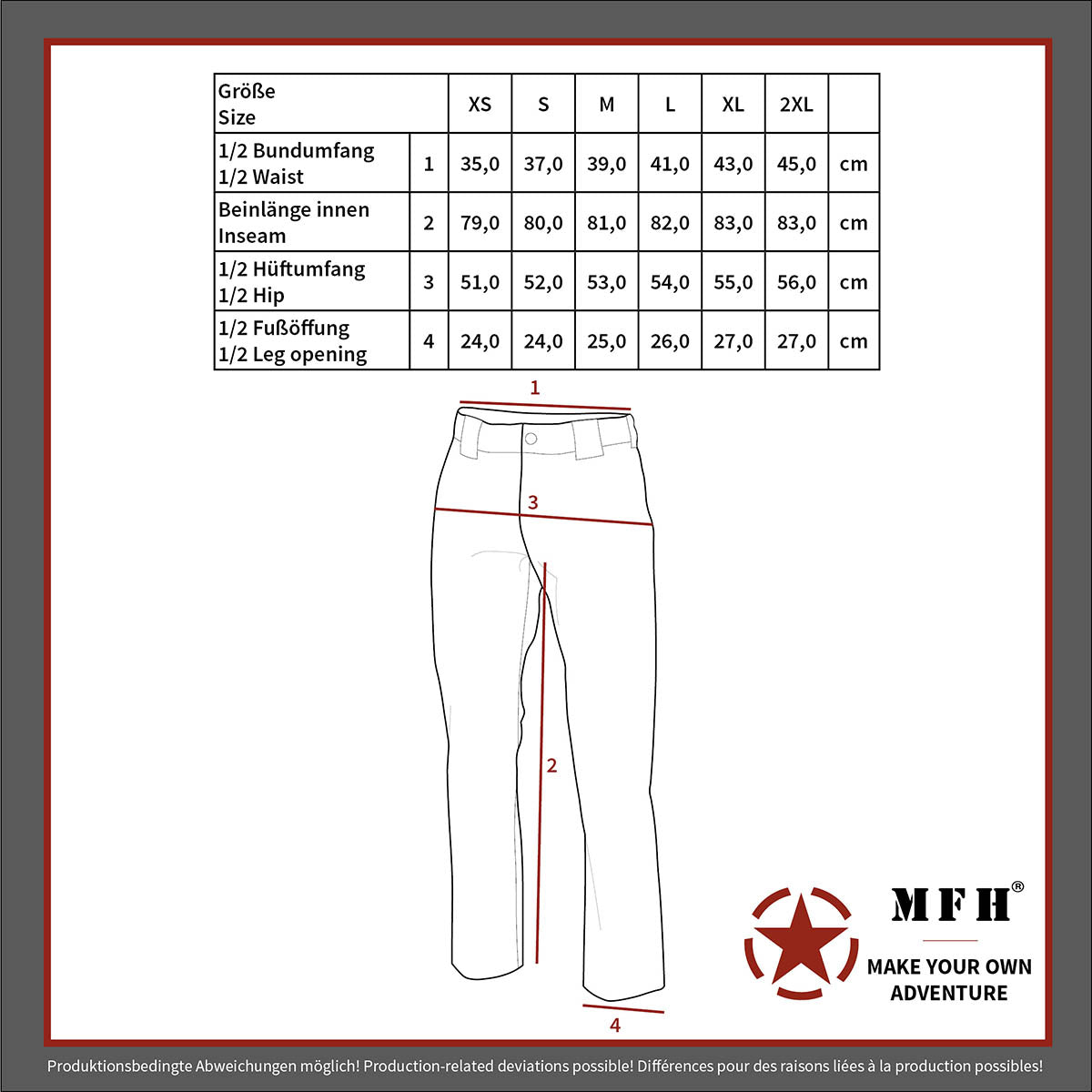 US BDU Hose, Damen, schwarz