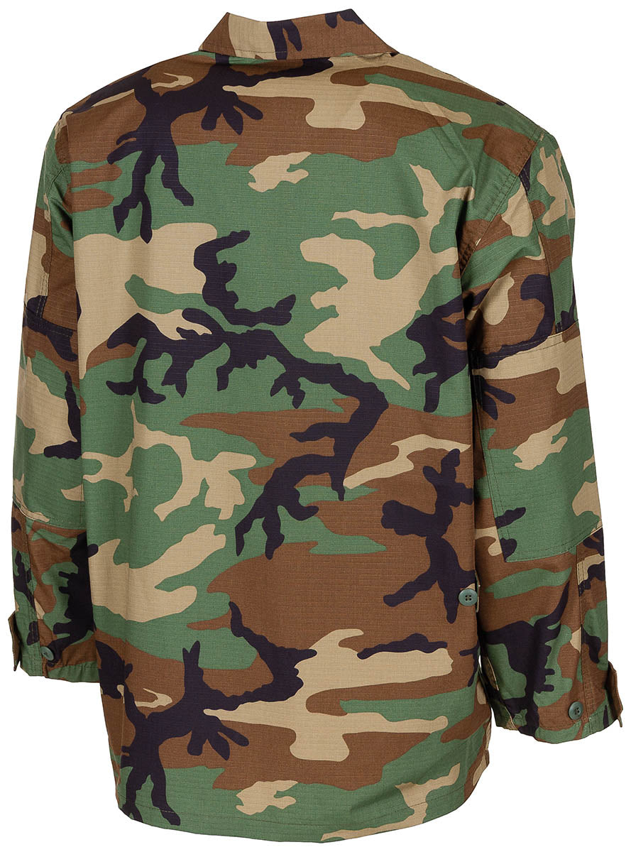 US BDU Feldjacke, Rip Stop,woodland