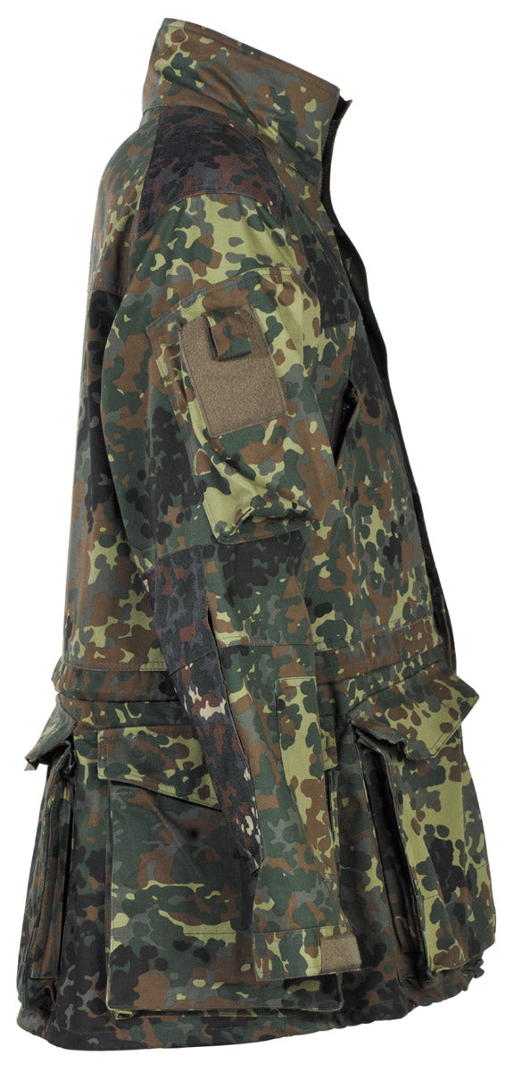 BW Kampfjacke, Einsatz/Übung,lang, flecktarn