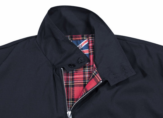 Jacke, "English Style",blau