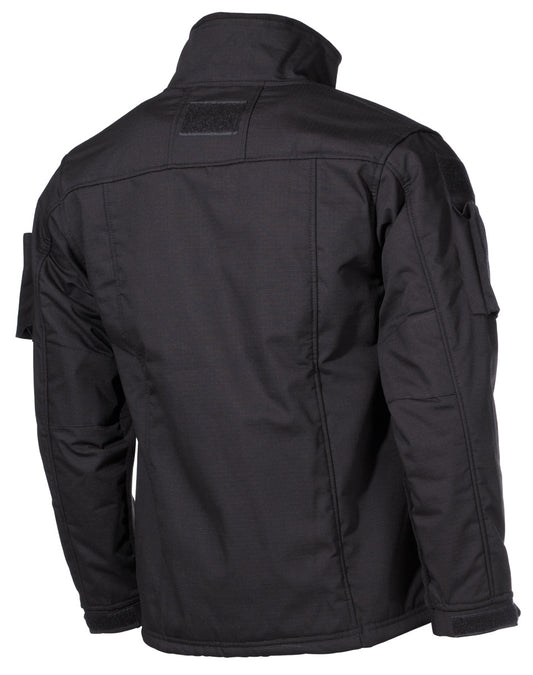 Fleece-Jacke, "Combat",schwarz