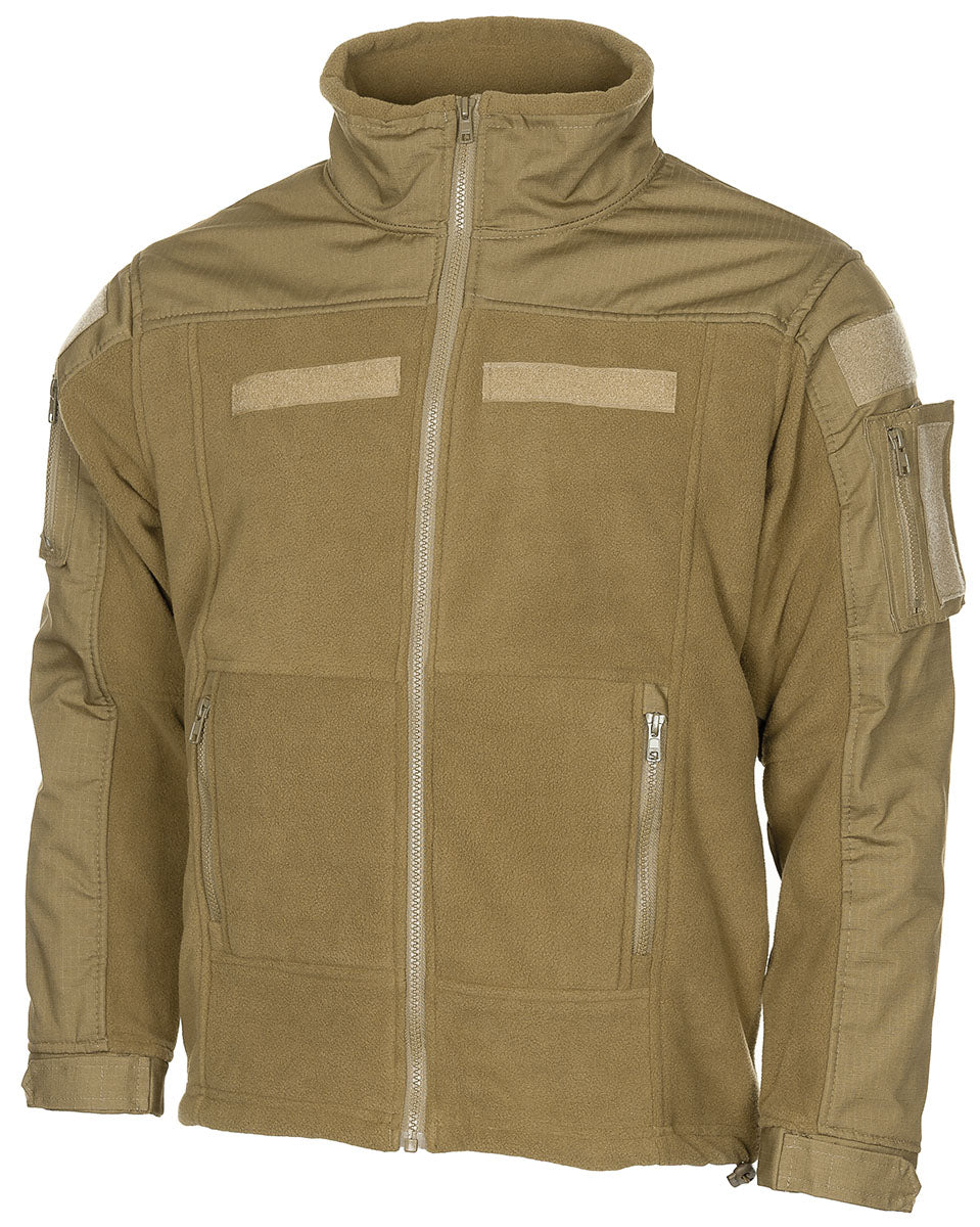 Fleece-Jacke, "Combat",coyote tan