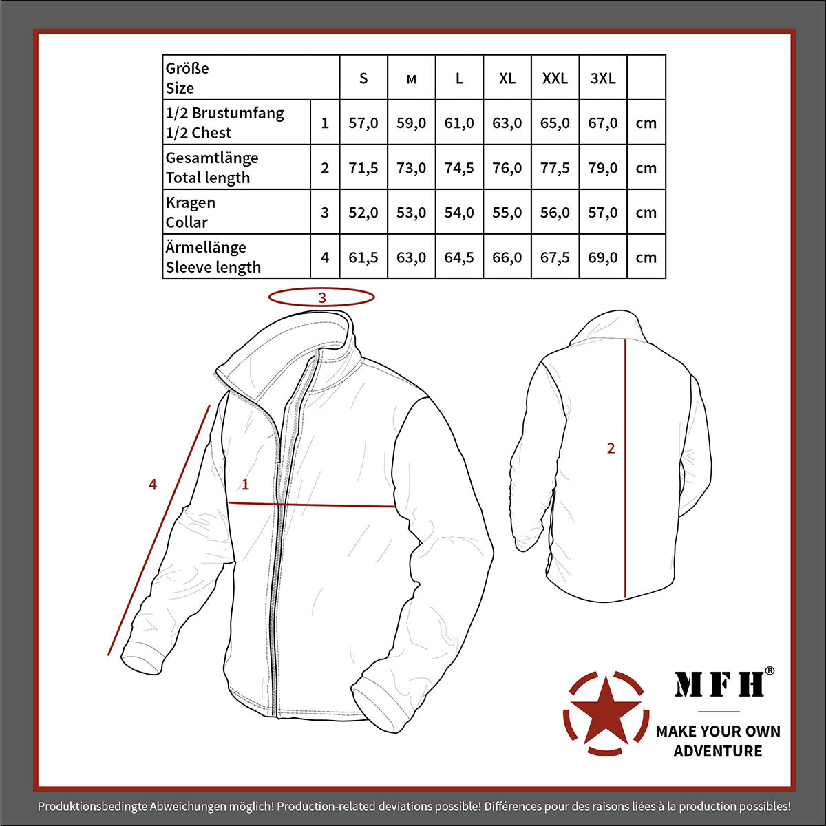 Fleece-Jacke, "Tactical",coyote tan