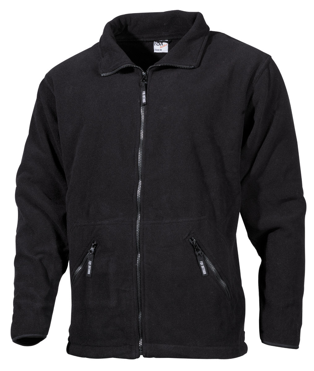 Fleece-Jacke, "Arber",schwarz
