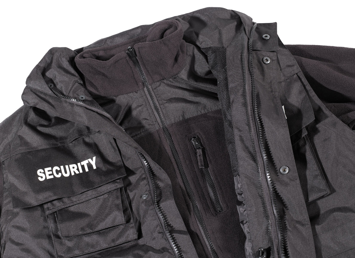 Jacke, "Security", schwarz,wasserdicht, antistatisch