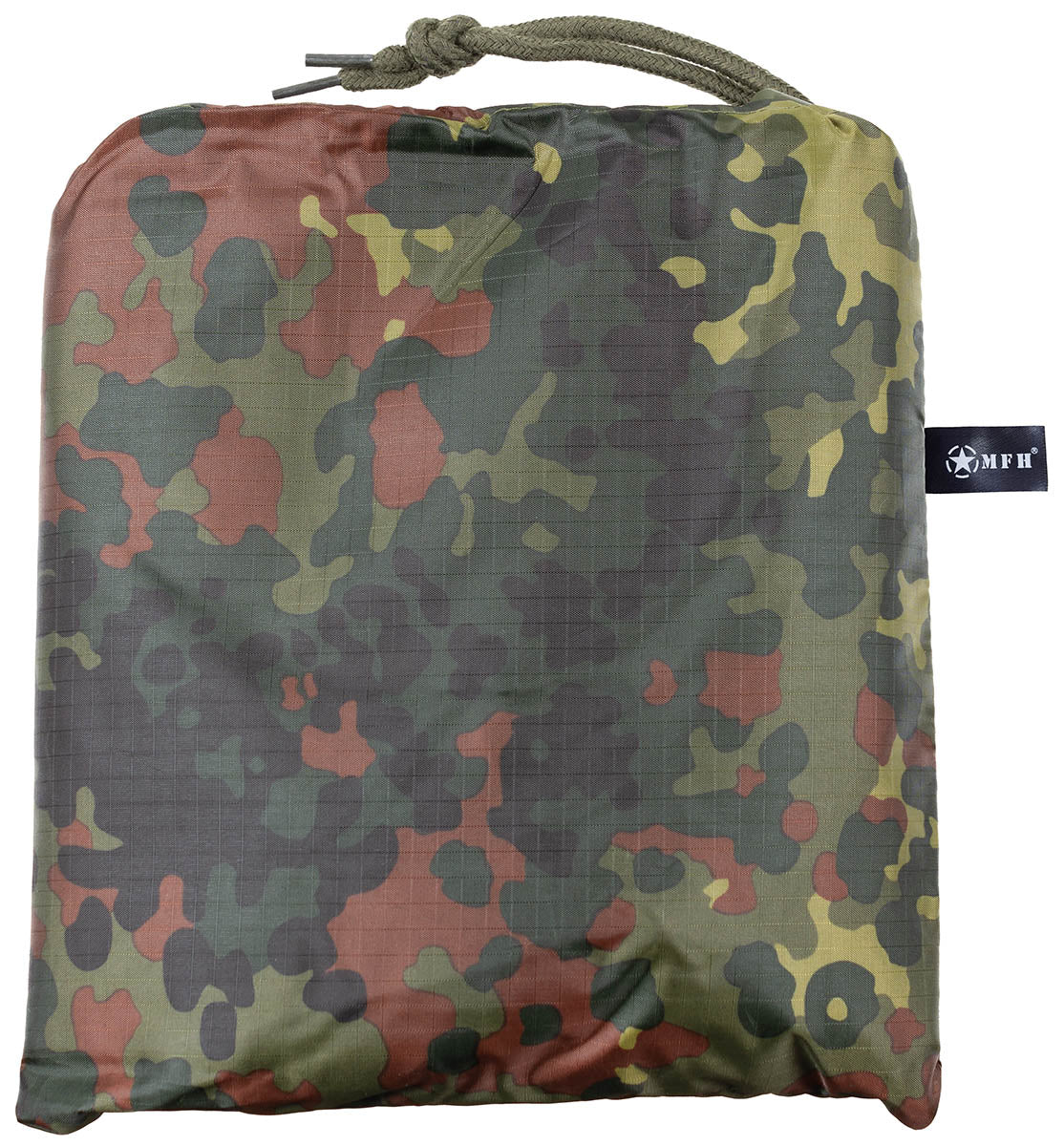Poncho, Rip Stop,flecktarn, ca. 144 x 223 cm
