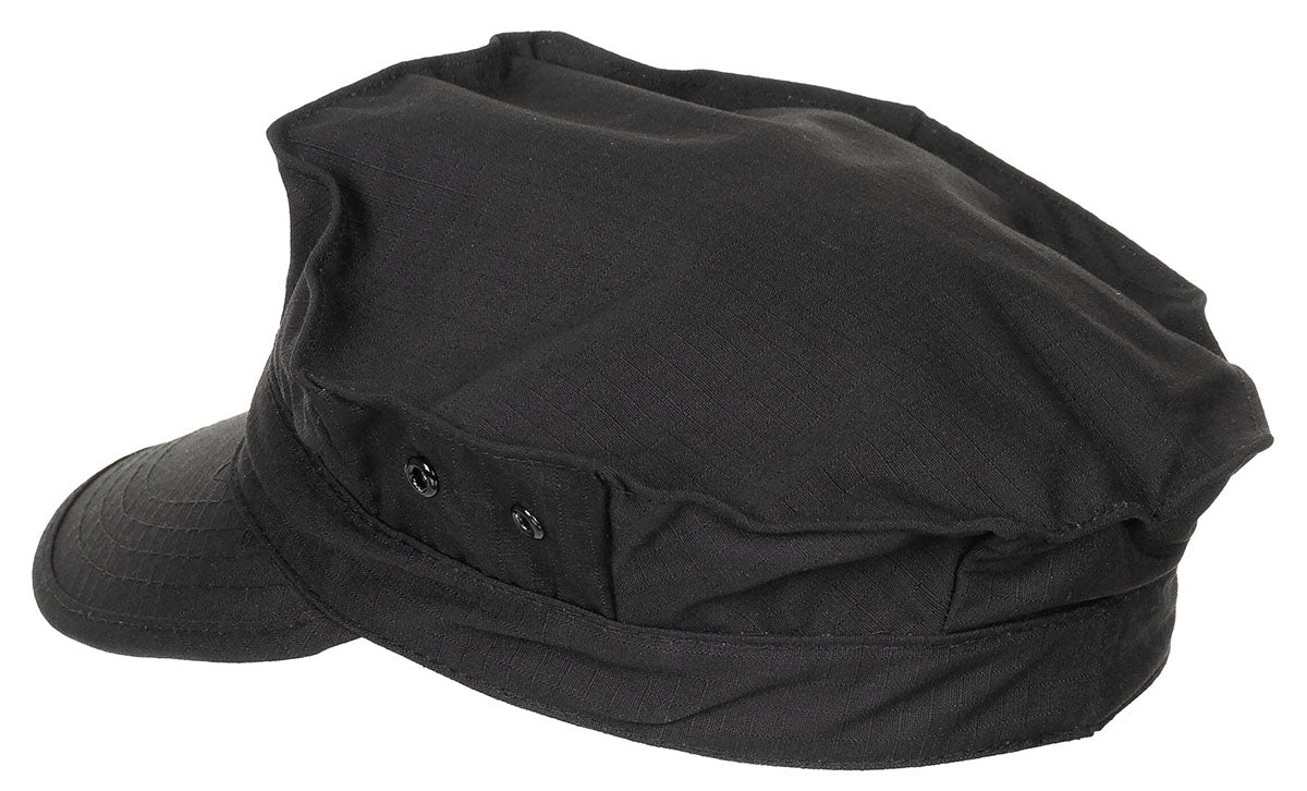US Cap, "USMC", Rip Stop,schwarz, Marine-Corps-Druck