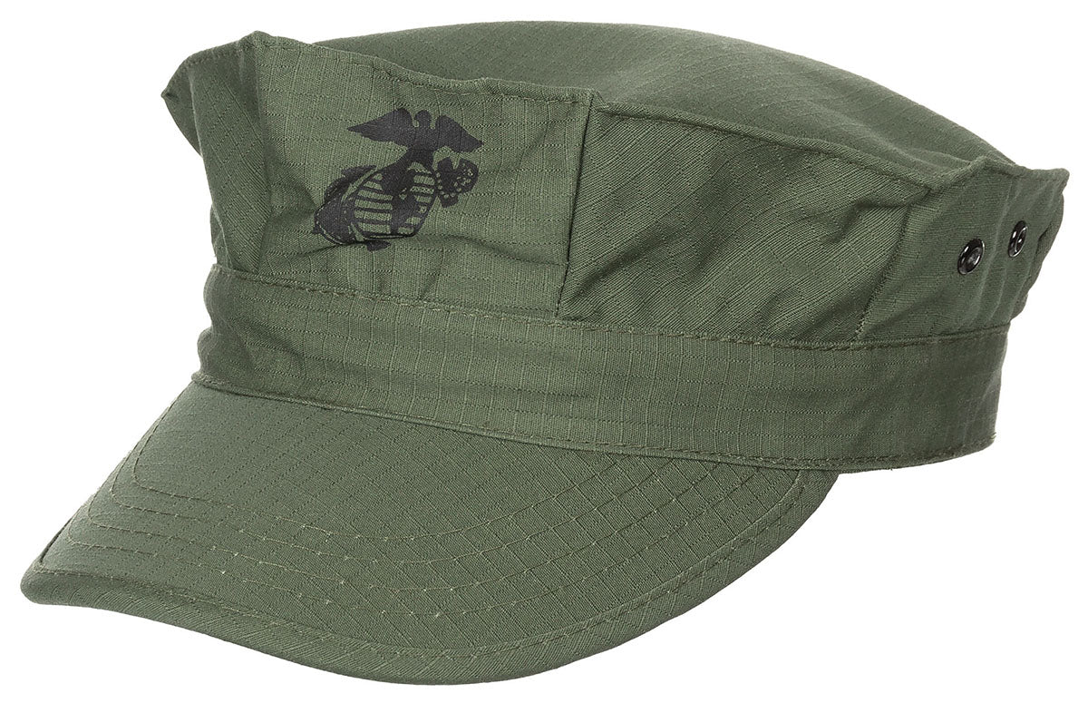 US Cap, "USMC", Rip Stop,oliv, Marine-Corps-Druck