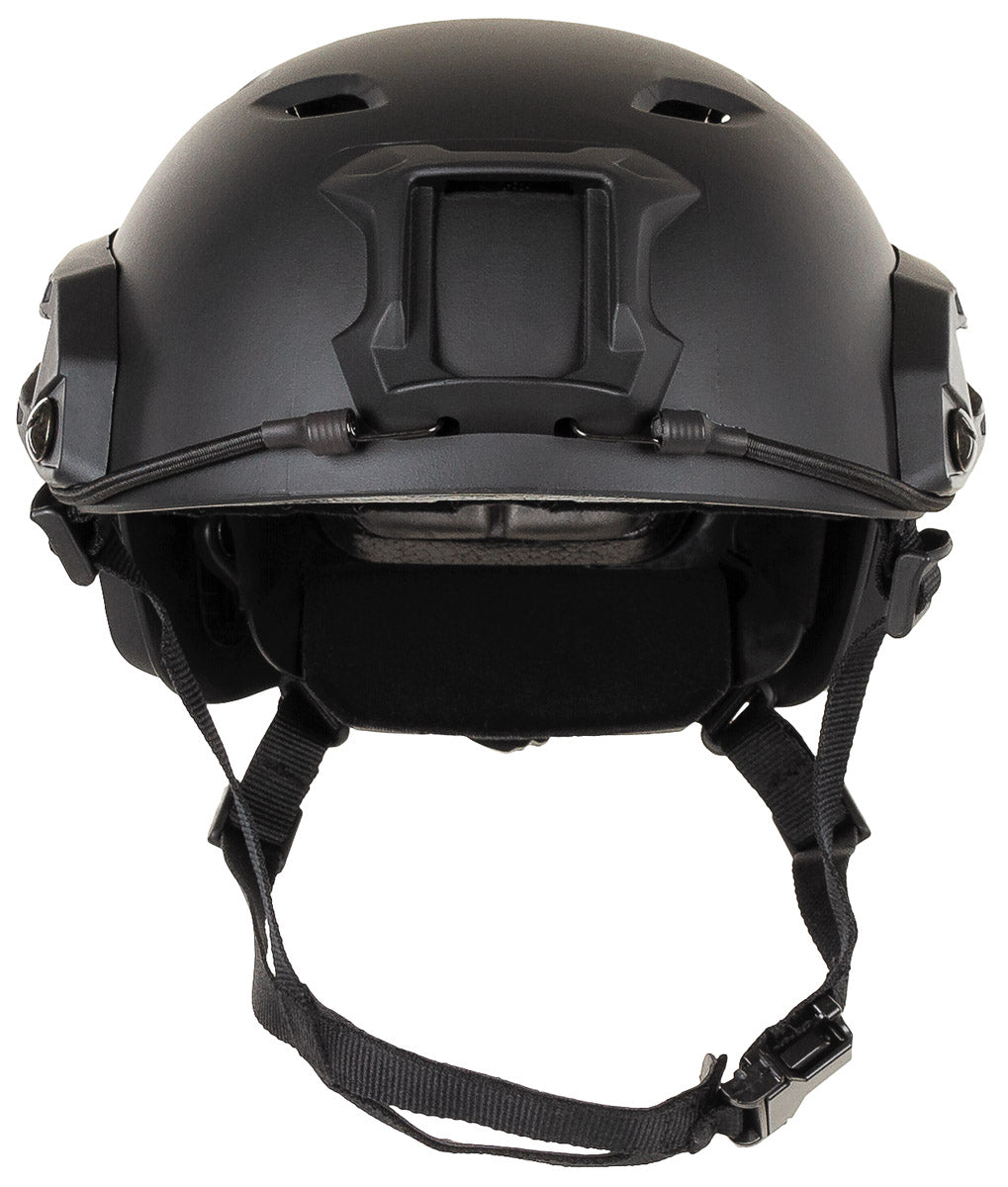 US Helm, FAST-Fallschirmjäger,schwarz, Rails, ABS-Kunststoff