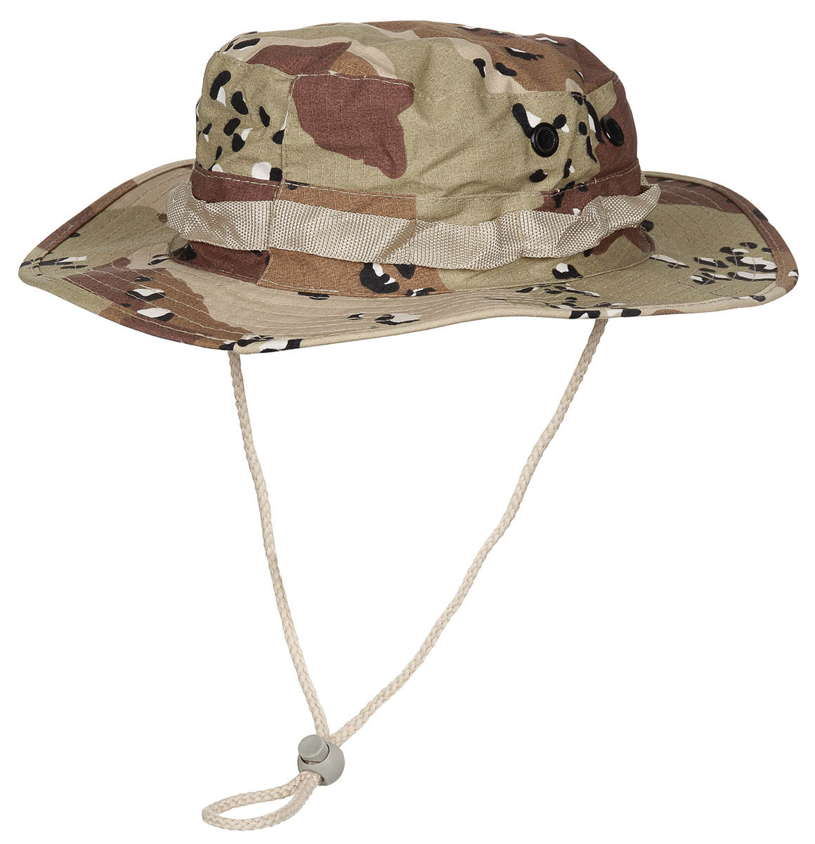 US GI Buschhut, Kinnband, GIBoonie, Rip Stop, 6 Fa. desert