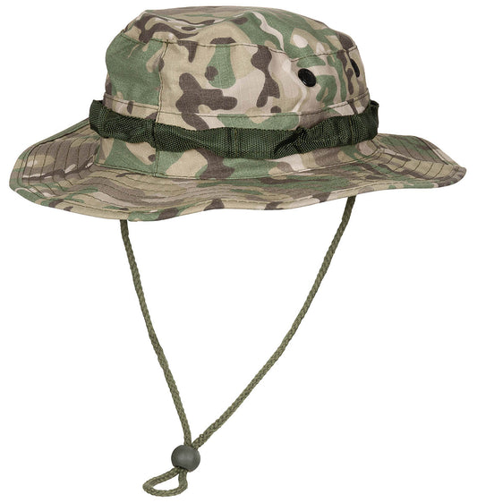 US GI Buschhut, Kinnband, GIBoonie, Rip Stop, op.-camo