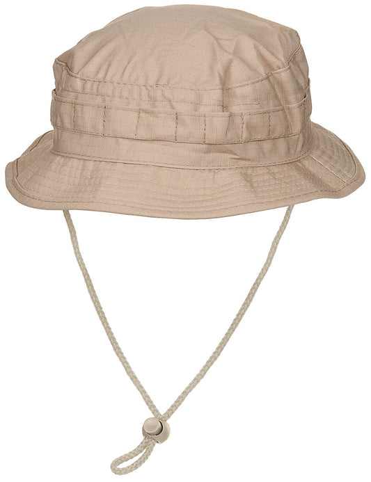Brit. Buschhut, mit Kinnband,SF Boonie, Rip Stop, khaki