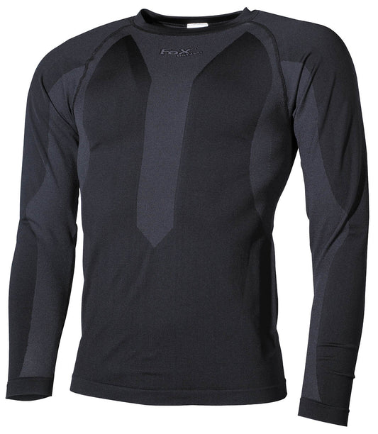 Thermo-Funktions-Unterhemd,langarm, schwarz