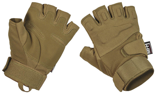 Tactical Handschuhe,"Pro",ohne Finger, coyote tan