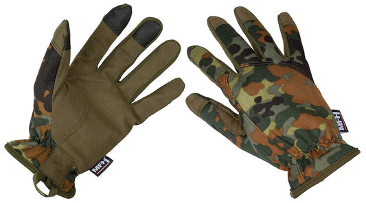 Fingerhandschuhe, flecktarn,Lightweight