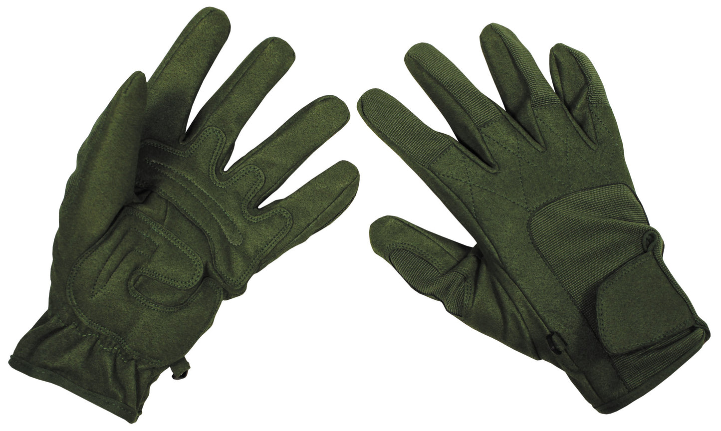 Fingerhandschuhe,Worker light, oliv