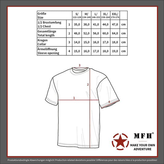 Kinder T-Shirt, woodland,halbarm, 170 g/m²