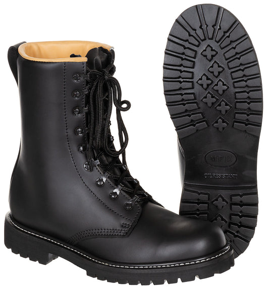 Kampfstiefel, Vollleder,gute Ausführung, schwarz