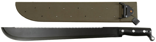 Bolo Machete, mit Sägerücken,Plastikhülle, wie original US
