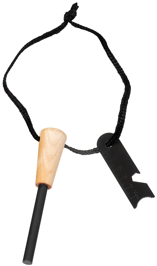 Feuerstarter, Zündstein,Essential, Holzgriff