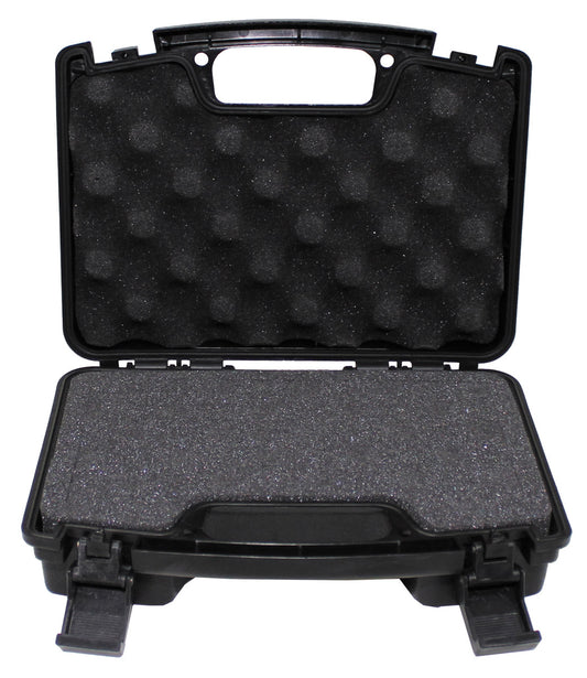Pistolen-Koffer, Kunststoff,klein, abschließbar, schwarz
