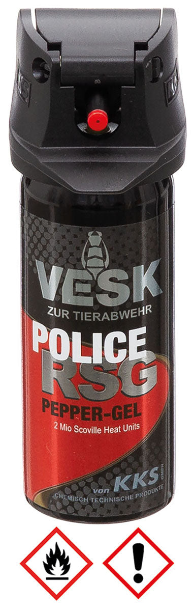 Pfeffer-Spray, Gel, 50 ml,RSG-Police, (VERKAUF NUR EU)