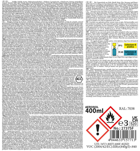 Army Farbspray,GRAU, matt, 400 ml