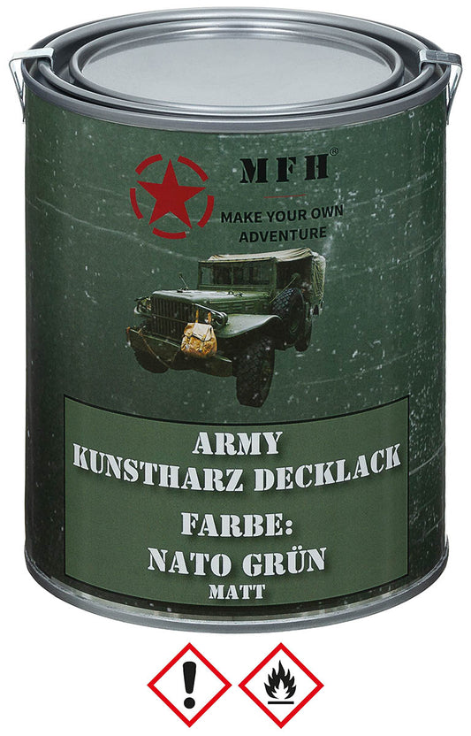 Army Lack, NATO GRÜN,matt, Dose, 1 l