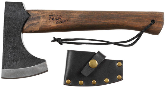 Axt, "Viking", Holzstiel,Lederscheide