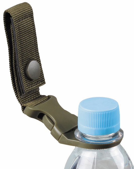 Flaschenhalter, oliv,für Gürtel und "MOLLE"-System