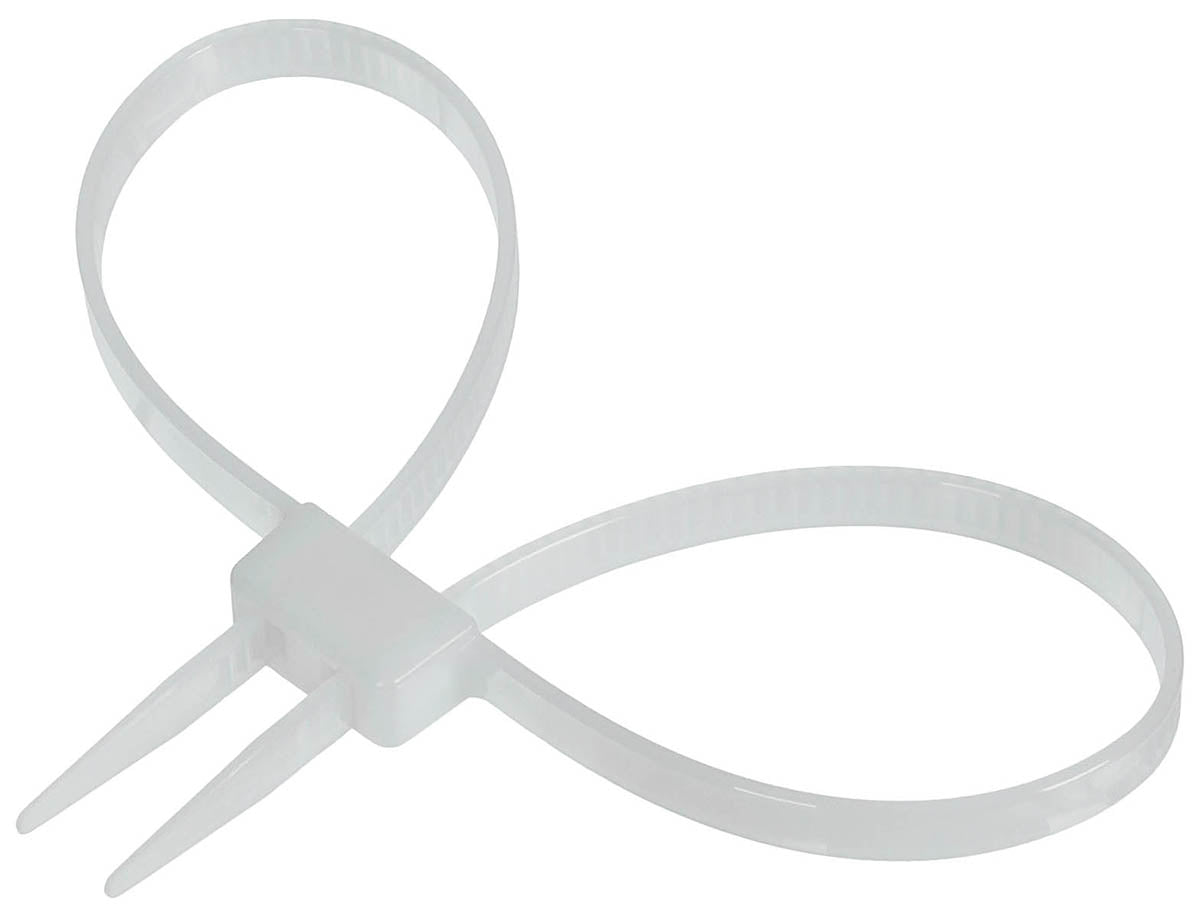 Kunststoffhandschellen,10 St./Pack, 70 x 1,2 cm, weiß