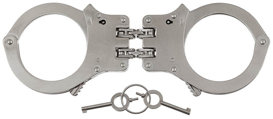 Handschellen, mit Doppelkette,stabile Ausführg., 2 Schlüssel
