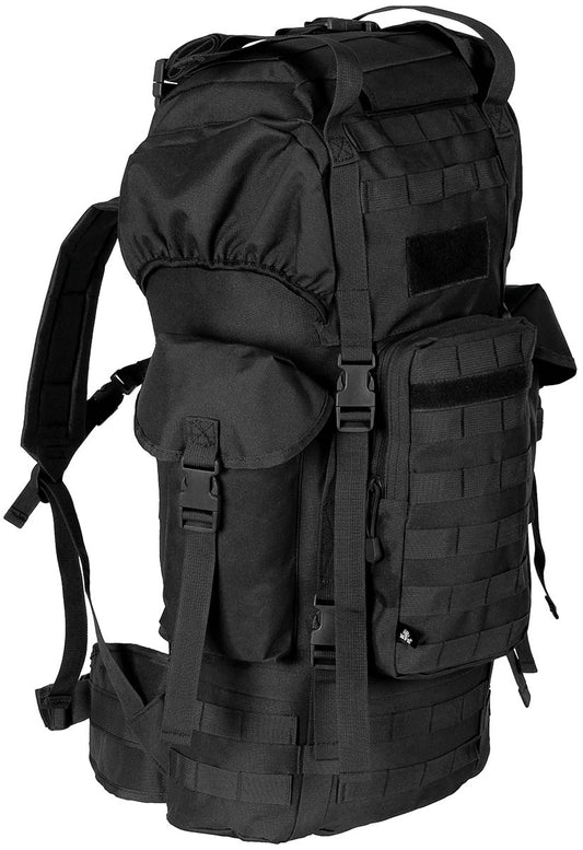 BW Kampfrucksack, "MOLLE",65 l, Alu-Aussteifung, schwarz