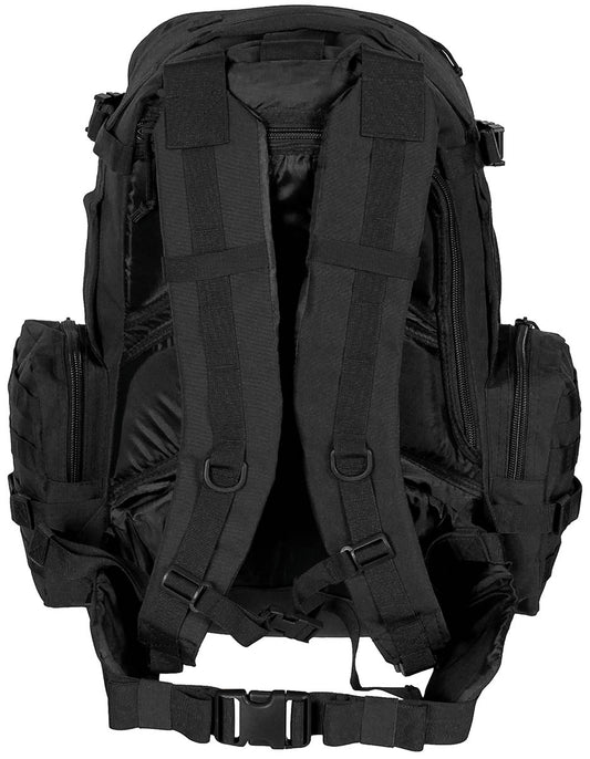 Ital. Rucksack, schwarz,Tactical-Modular