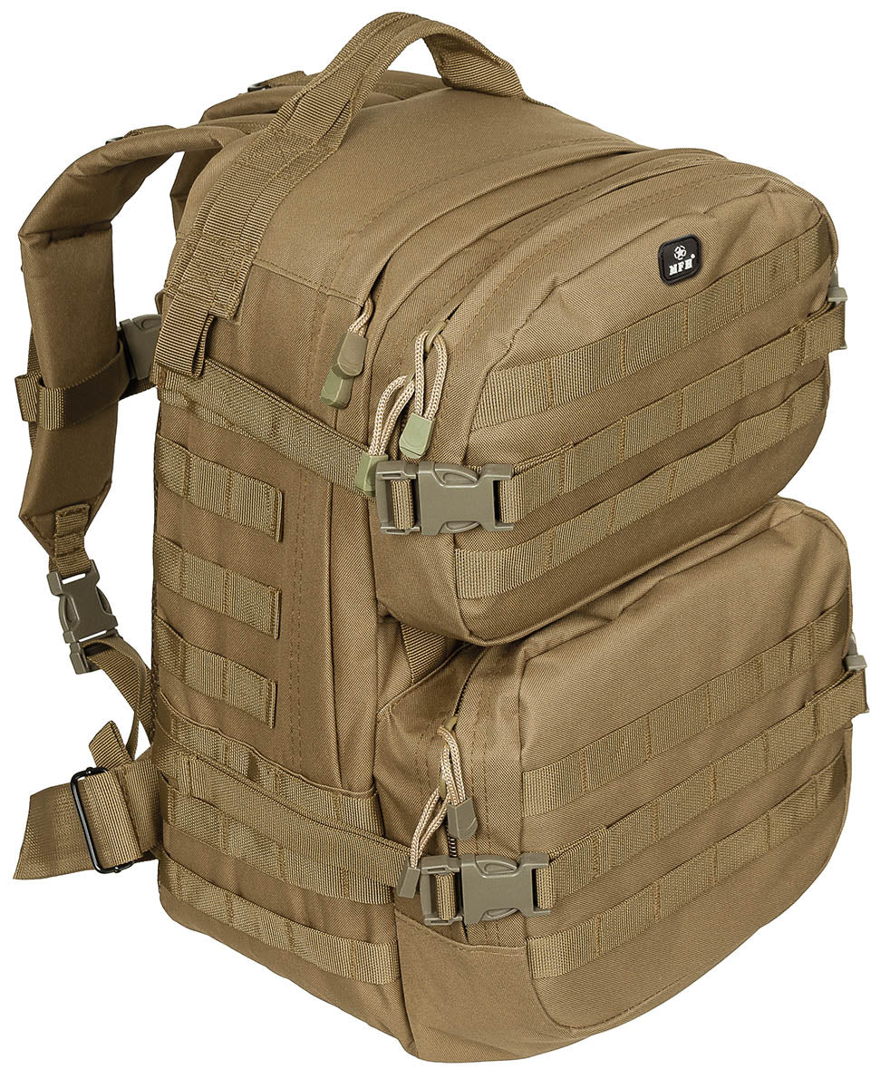 US Rucksack, Assault II,coyote tan