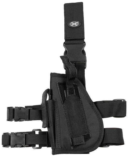 Pistolenbeinholster, links,schwarz