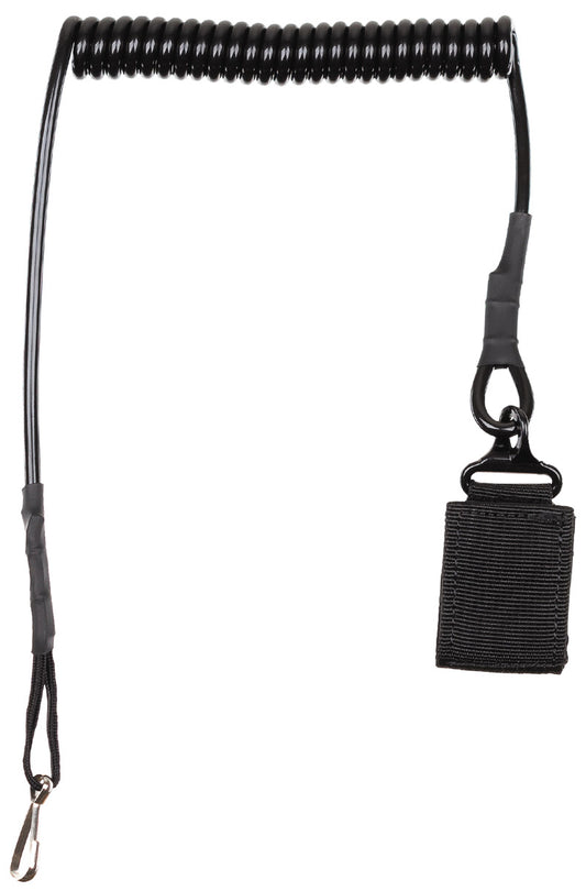 Sicherheitsband für Pistole,schwarz, mit Karabiner