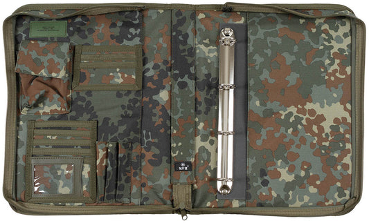 Schreibmappe, flecktarn, A4