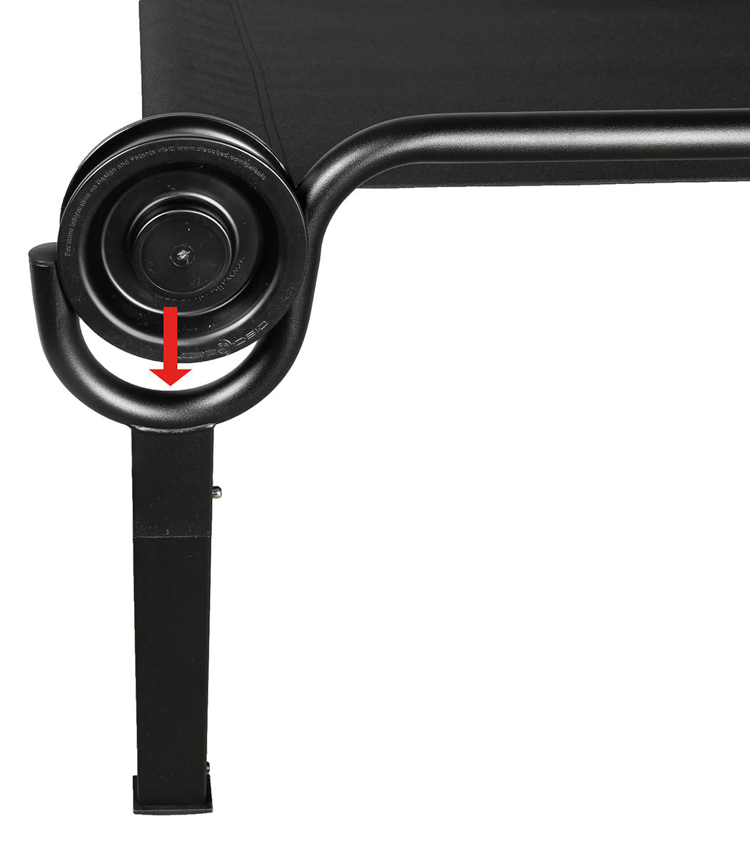 Feldbett, Disc-O-Bed,ONE L, schwarz