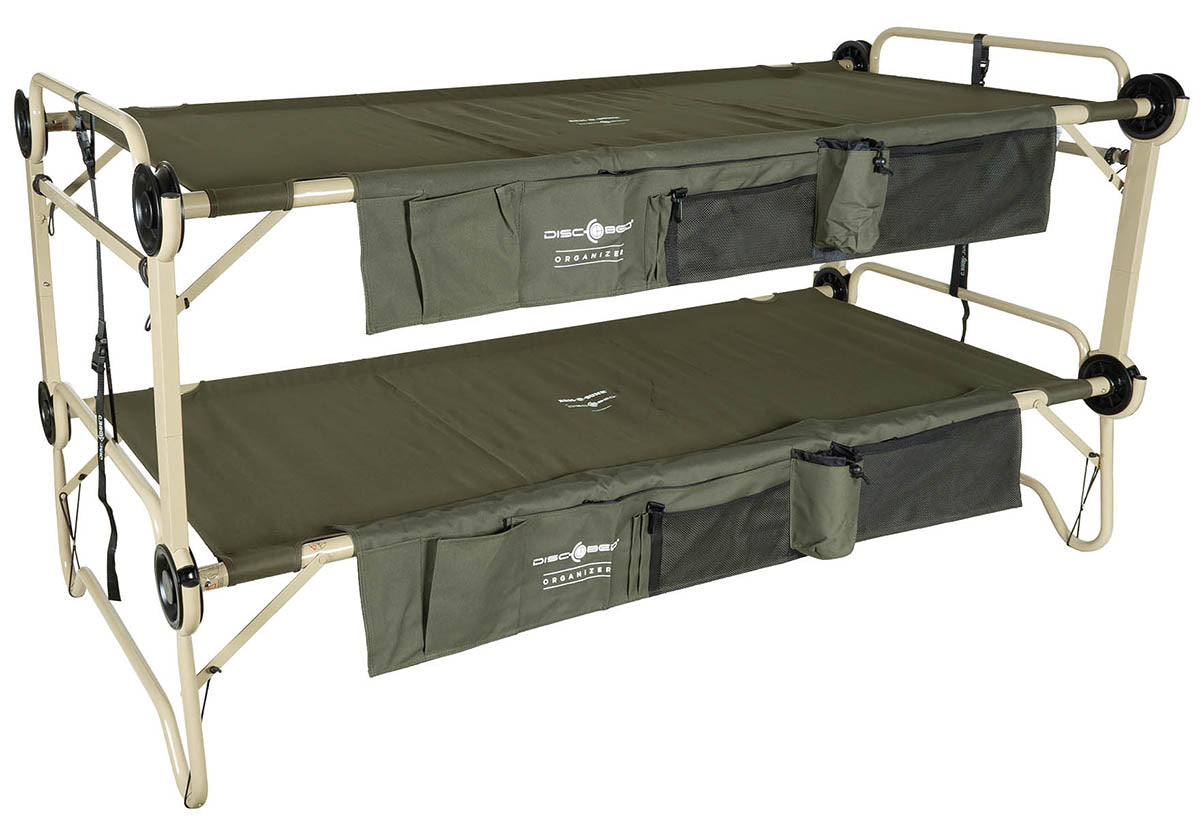 Feldbett, Disc-O-Bed,Arm-O-Bunk,m. Seitent., oliv