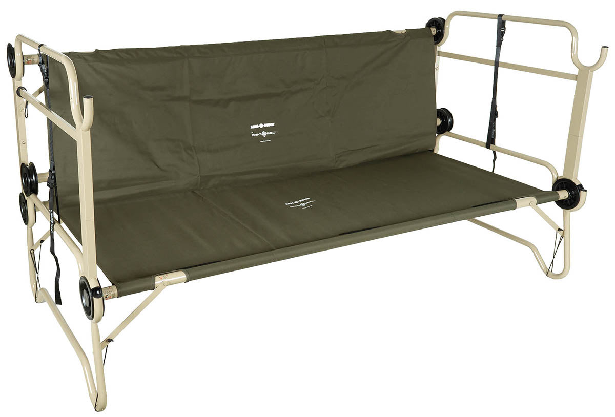 Feldbett, Disc-O-Bed,Arm-O-Bunk,m. Seitent., oliv
