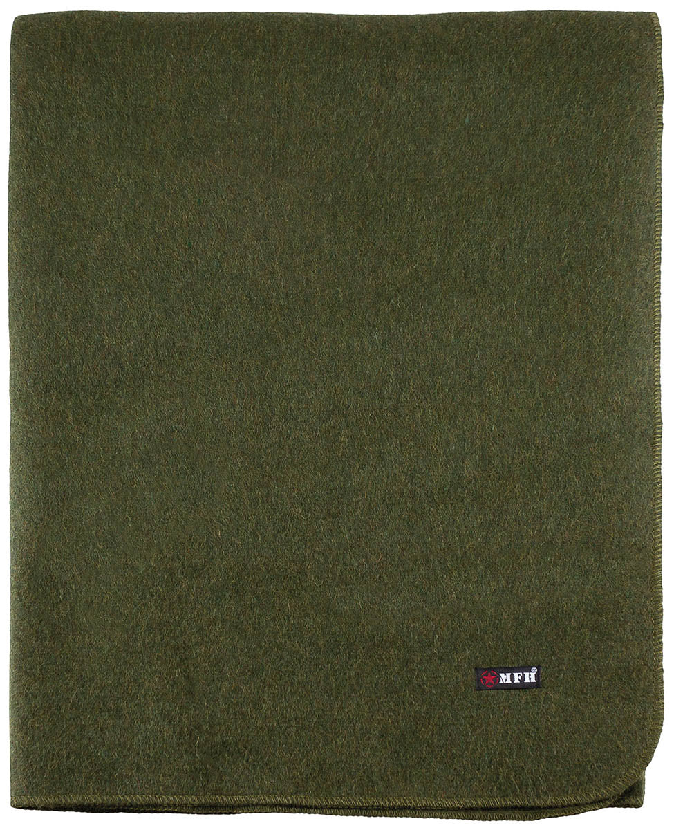 US Wolldecke, "Medical", oliv,ca. 225 x 155 cm