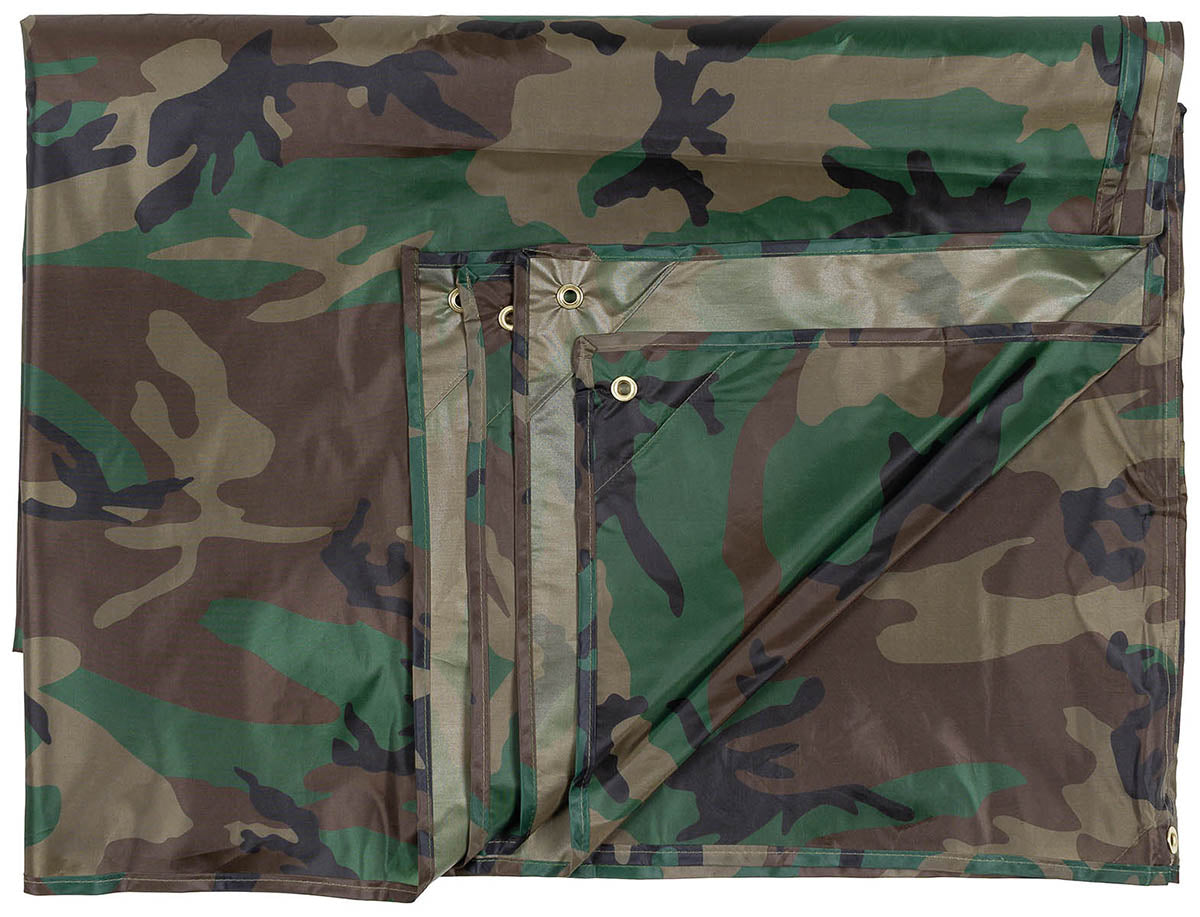 Mehrzweckplane, "Tarp",woodland, ca. 200 x 300 cm